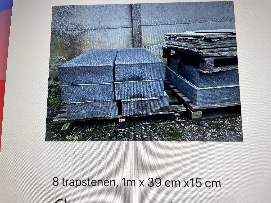 stapstenen, trapstenen,, Tuin en Terras, Tegels en Klinkers, Ophalen, Nieuw