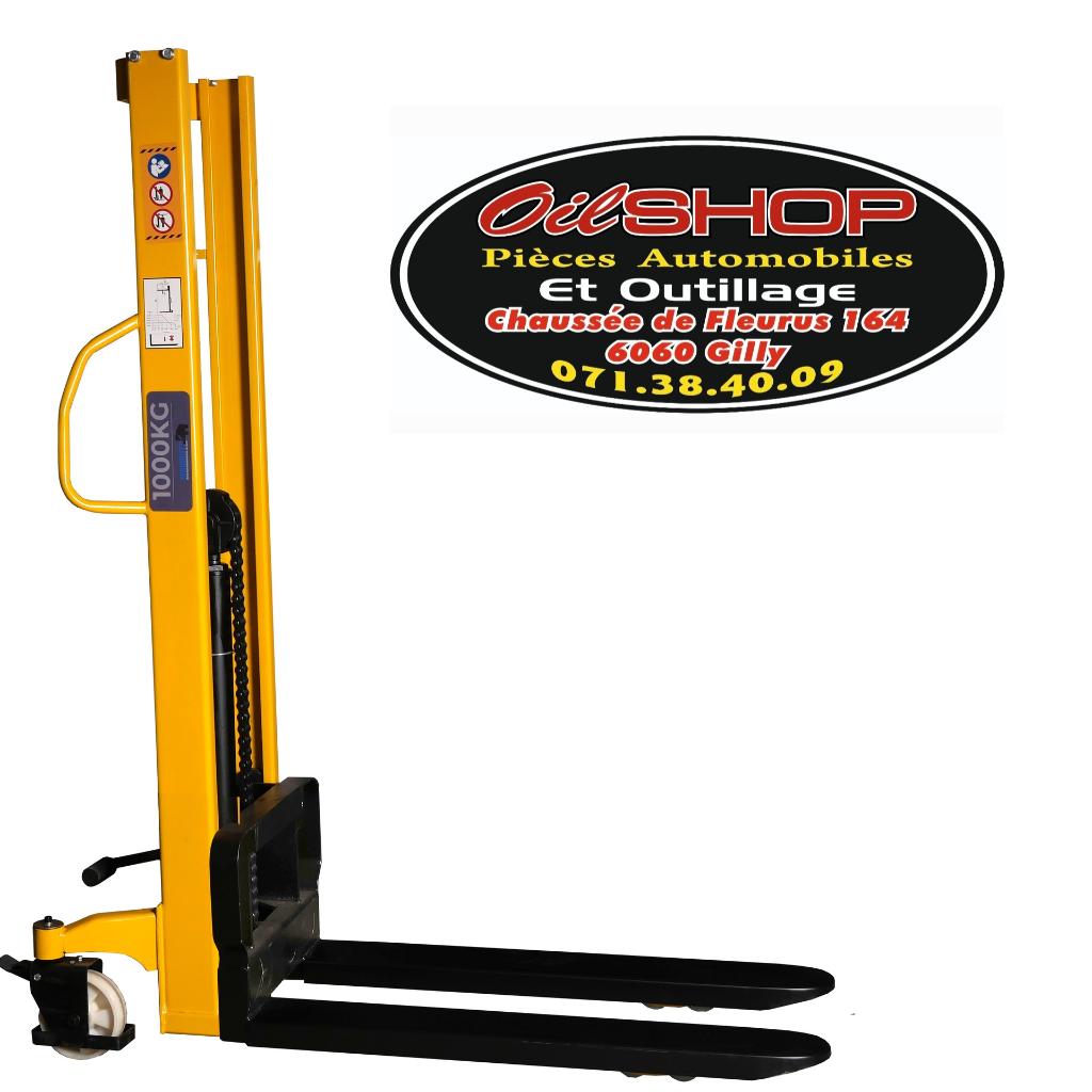 Empileur manuel 1000kg 160 cm, Autos : Divers, Outils de voiture, Utilisé, Enlèvement