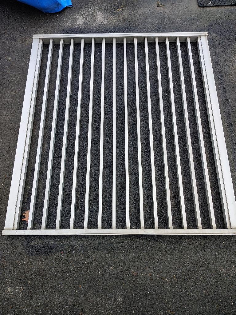 hekje poortje tuinhek tuinpoort hekken poort aluminium, Enlèvement, Utilisé, Aluminium, Porte du jardin