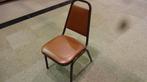 25 Stapelstoelen, Huis en Inrichting, Stoelen, Ophalen, Bruin, Zo goed als nieuw, Stof