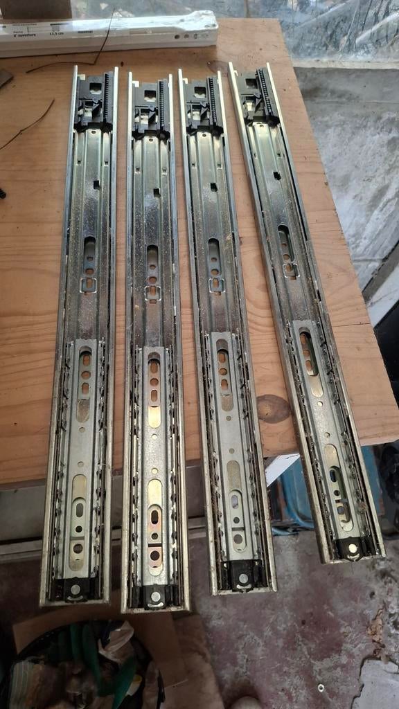 Geleiders voor schuif, Enlèvement