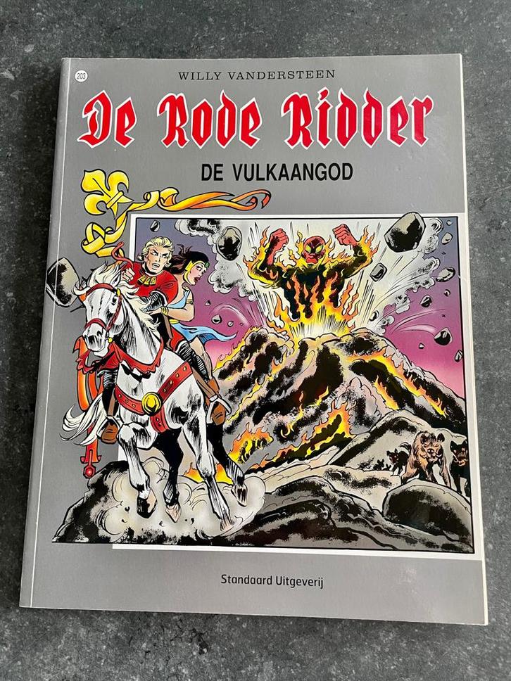 De rode ridder | 203. De vulkaangod, Boeken, Stripverhalen, Gelezen, Eén stripboek, Verzenden