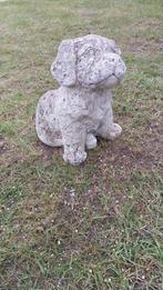 Tuinbeeld stenen hond., Ophalen