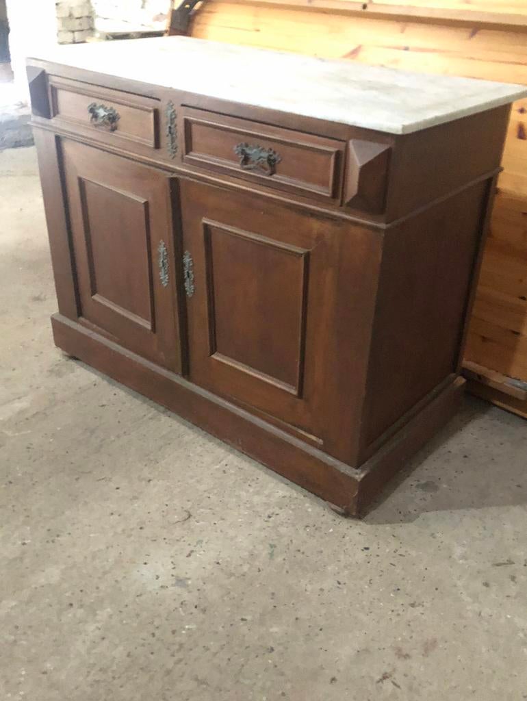 Commode avec dessus en marbre, Enlèvement, Comme neuf