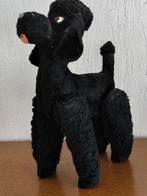 Caniche vintage,  noir, années 60., Enlèvement ou Envoi, Utilisé, Chien ou Chat, Statue ou Figurine