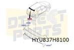 Hyundai Tucson achterklepspoiler (bovendeel) (9/15-11/18) (T, -, Nieuw, Ophalen of Verzenden, Achter