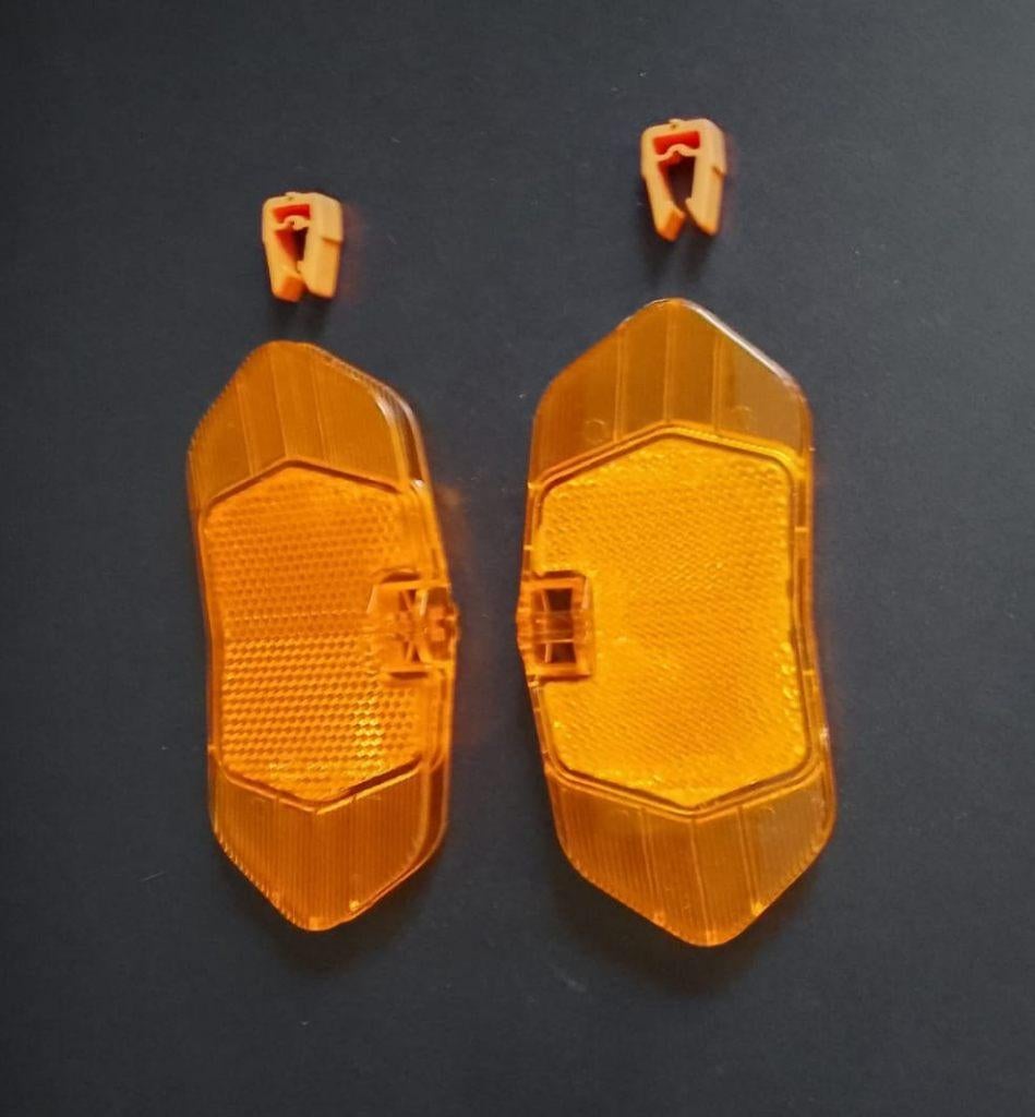 Catadioptres pour roue de vélo à rayons., Vélos & Vélomoteurs, Enlèvement ou Envoi, Neuf, Roue, Plastique