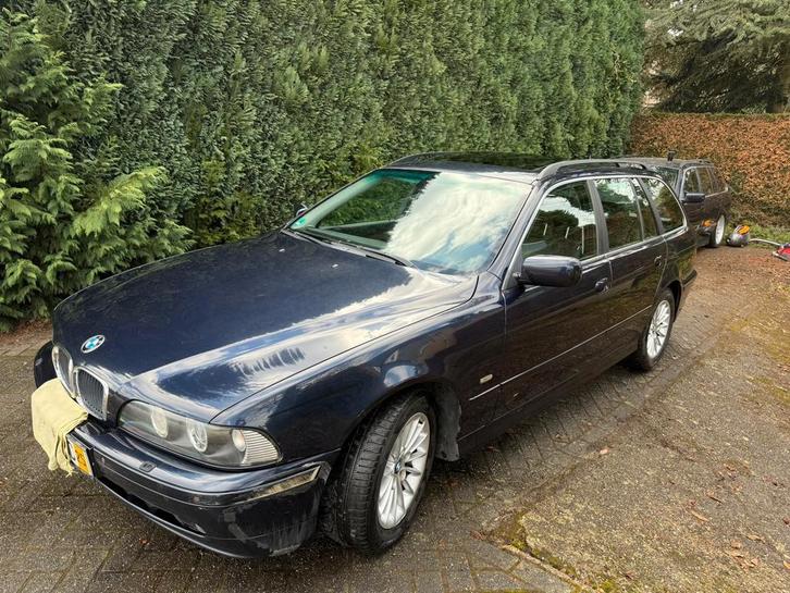 Bmw 530i 2001, Auto's, Mercedes-Benz, Radio, Trekhaak, Benzine, Euro 4, Zwart, Zwart, Leder, Ophalen