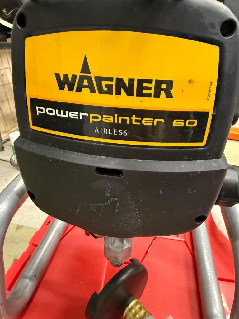 Wagner  powerpainter 60 airless, Ophalen of Verzenden, Zo goed als nieuw, Verfspuit of Verfpomp
