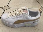 Baskets basses 'Mayze Classic' PUMA en BEIGE, Enlèvement, Comme neuf, Chaussures
