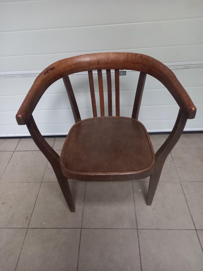 Authentieke stoel met armleuningen, Antiek en Kunst, Ophalen