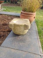 Zware bloempot antieklook, Ophalen, Steen, Gebruikt, Minder dan 30 cm