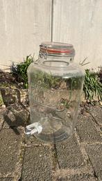 Glazen kruik met tap 8l, Ophalen, Zo goed als nieuw
