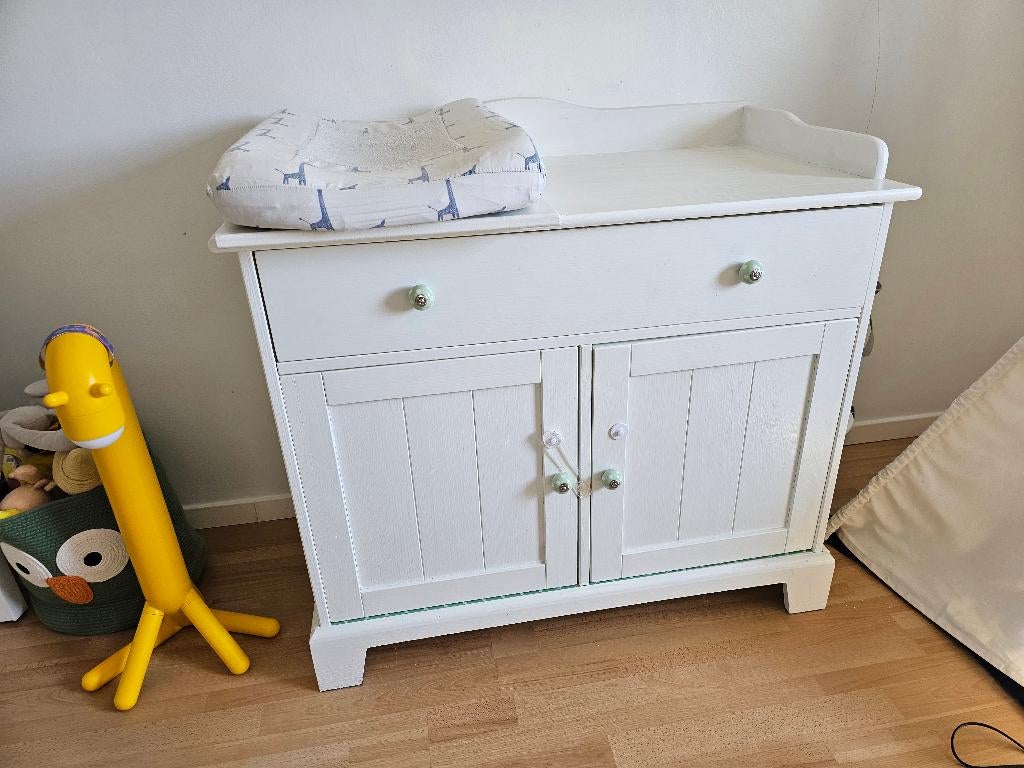 Mooie massief houten babykamer set, Ophalen, Gebruikt, 50 tot 70 cm, 100 cm of meer