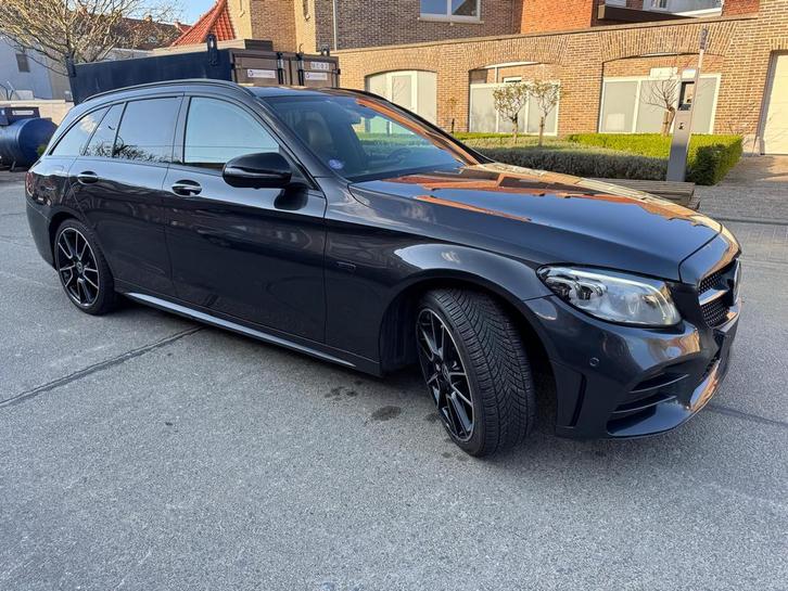 Mercedes c300 de diesel hybrid AMG Line Full option, Auto's, Mercedes-Benz, Particulier, C-Klasse, 360° camera, Aangepast voor mindervaliden