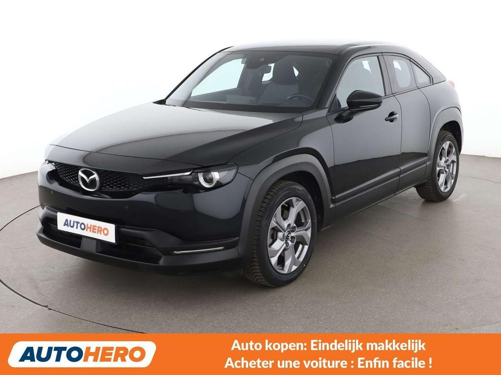 Mazda MX-30 e-Skyactiv 107 kW Evolution (bj 2021, automaat), Stof, Gebruikt, Zwart, Elektrisch