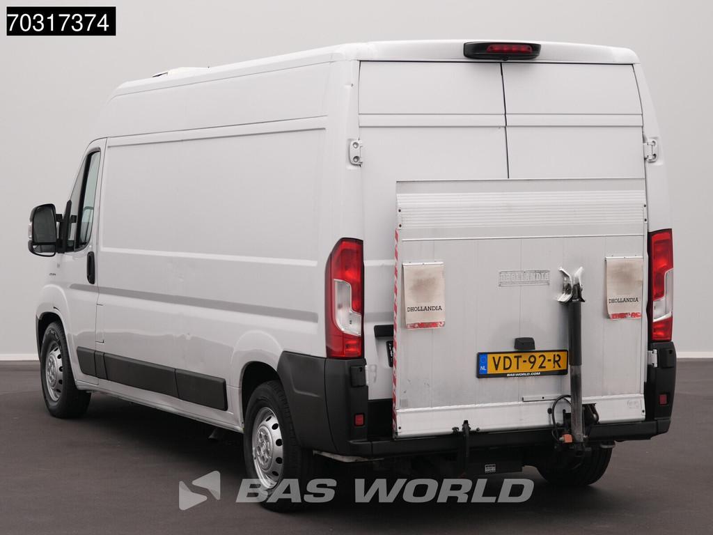 Fiat Ducato 150pk 500KG D'Hollandia Laadklep L3H2 Koelwagen, Auto's, Stof, Gebruikt, 3000 kg, Wit