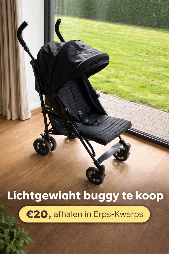 Lichtgewicht buggy, Ophalen, Zo goed als nieuw