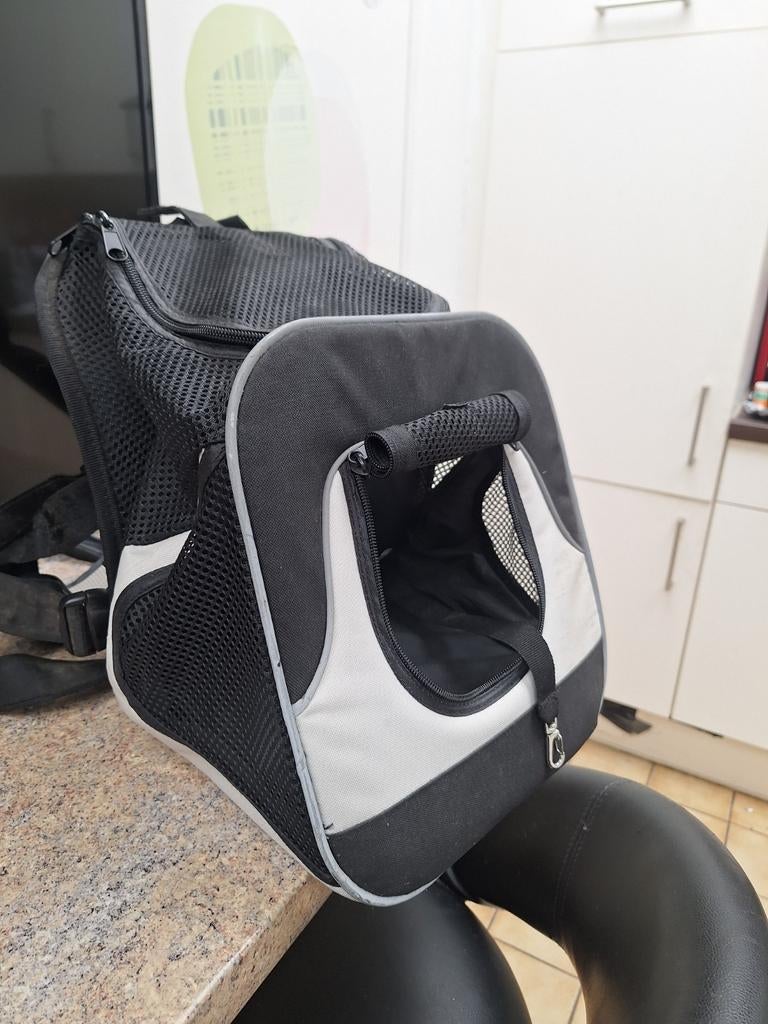 Honden rugzak, Ophalen