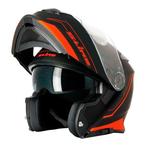Casque S-Line –moto modulable S550 / Pinlock Noir rouge, Envoi, Neuf, avec ticket, XXL, Femmes