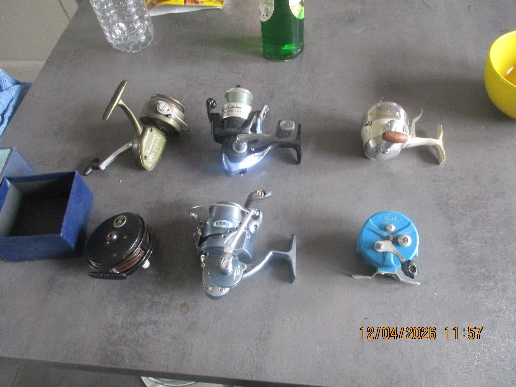 lot moulins de pèche vintage, Ophalen of Verzenden, Gebruikt