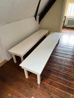 Zitbank voor kinderen (2 stuks), Ophalen, Minder dan 75 cm, Zo goed als nieuw, Rechte bank