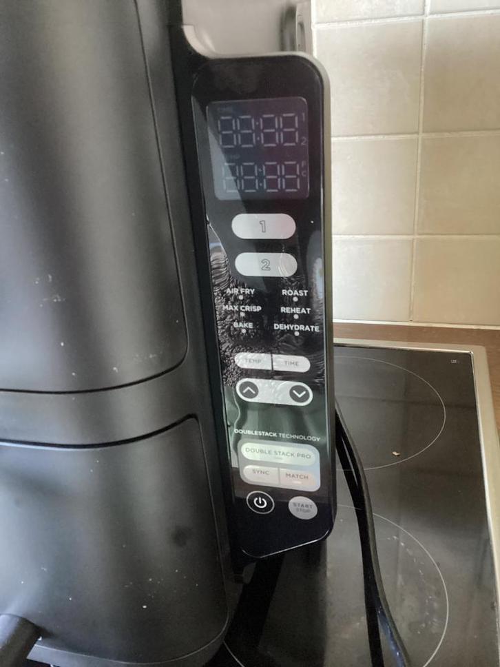 Dubbele airfryer Ninja, Electroménager, Friteuses à air, Neuf, Friteuse à air, Enlèvement