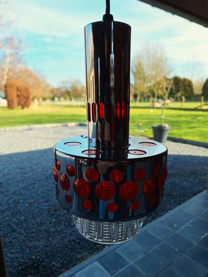 Vintage design hanglamp – jaren 60/70 stijl, Huis en Inrichting, Lampen | Hanglampen, Ophalen