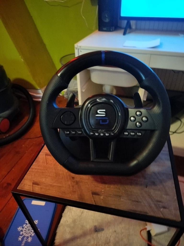 Playstation 4/5 en pc gaming stuur van sd, Games en Spelcomputers, Spelcomputers | Sony Consoles | Accessoires, Zo goed als nieuw