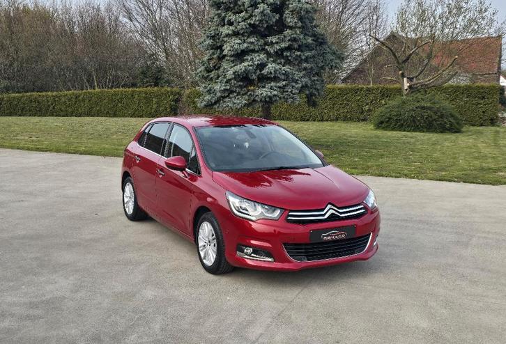 Citroën C4 1.2i Ben. Aut. ** Keyless - LED - Leer ** GAR 12M, Auto's, Citroën, Bedrijf, Te koop, C4, ABS, Airbags, Airconditioning