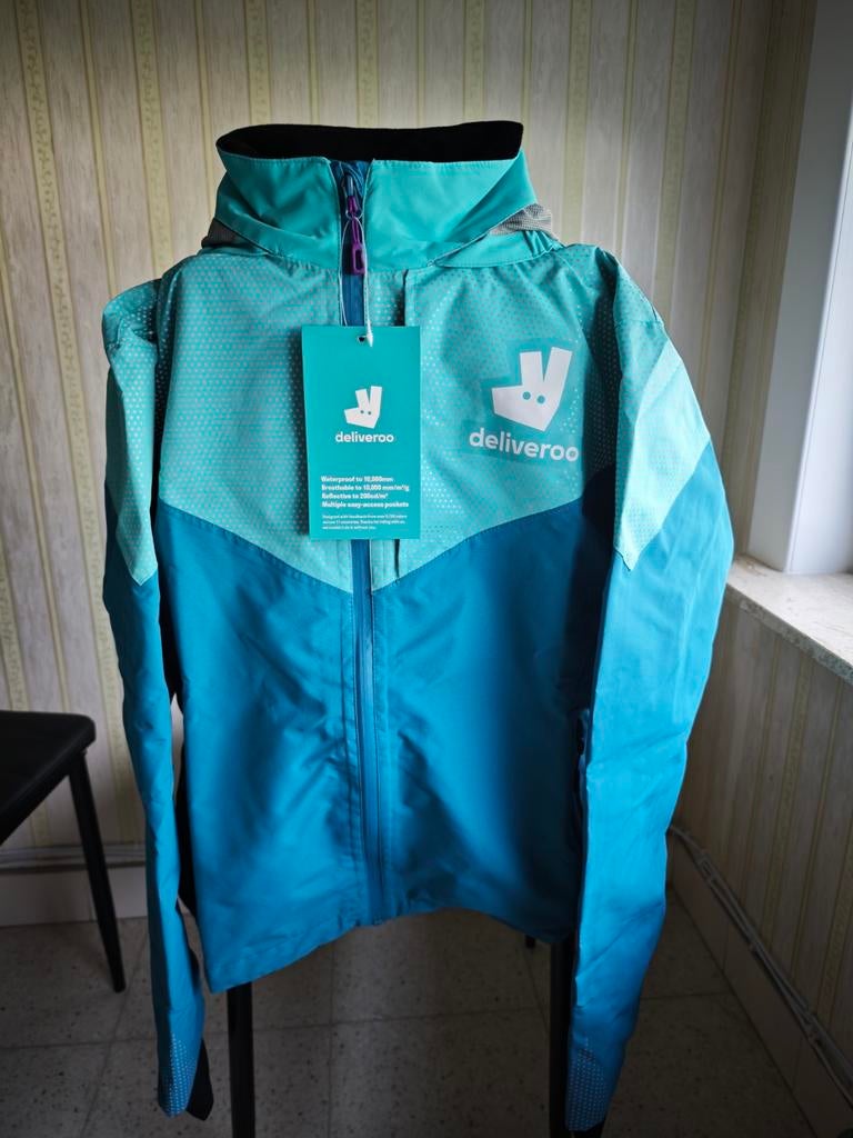 (NIEUW) Deliveroo rugtas en vest, Kleding | Heren, Sportkleding, Ophalen of Verzenden, Maat 48/50 (M)