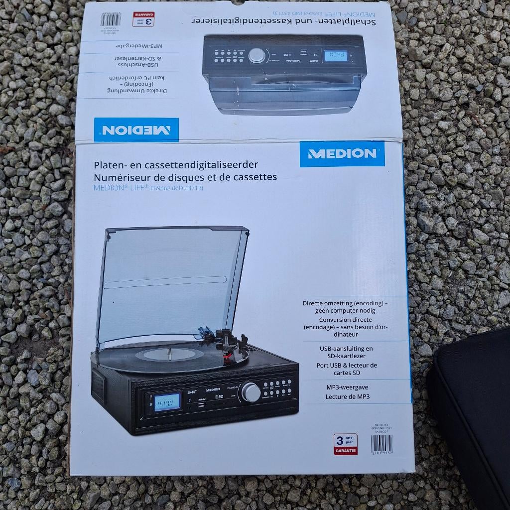 Platen-en cassettendgitaliseerder, TV, Hi-fi & Vidéo, Convertisseurs, Enlèvement, Comme neuf