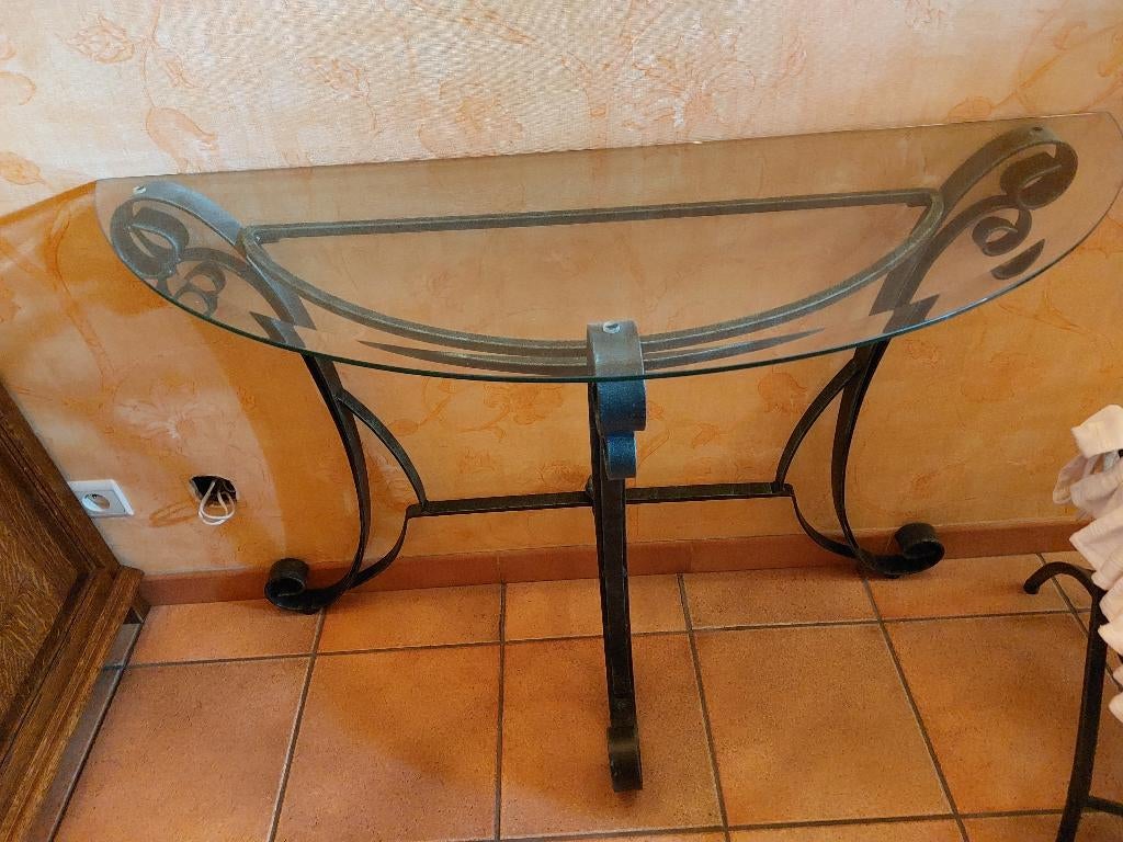 tafel en bijhorende stoel, Enlèvement, Comme neuf