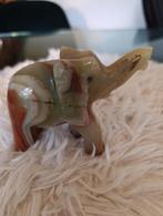 Olifanten verscheidene beeldjes kristal/ hars / agaat enz, Verzamelen, Ophalen of Verzenden