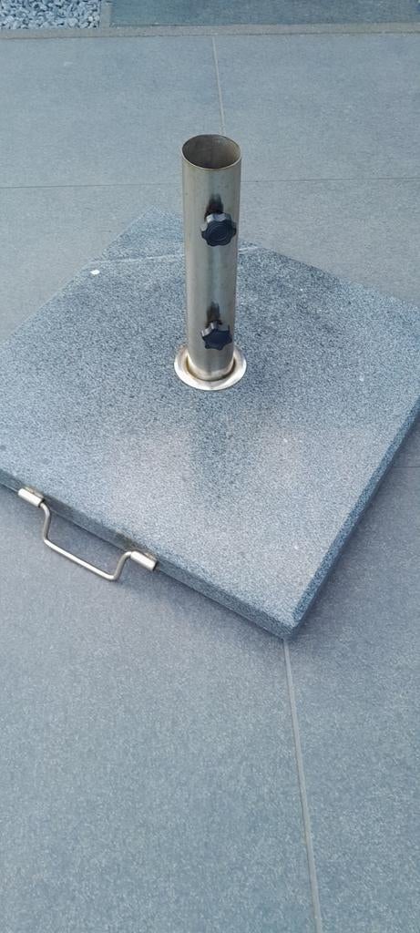 Parasolvoet GRANIET 50 x50 cm, Tuin en Terras, Ophalen, Parasolvoet