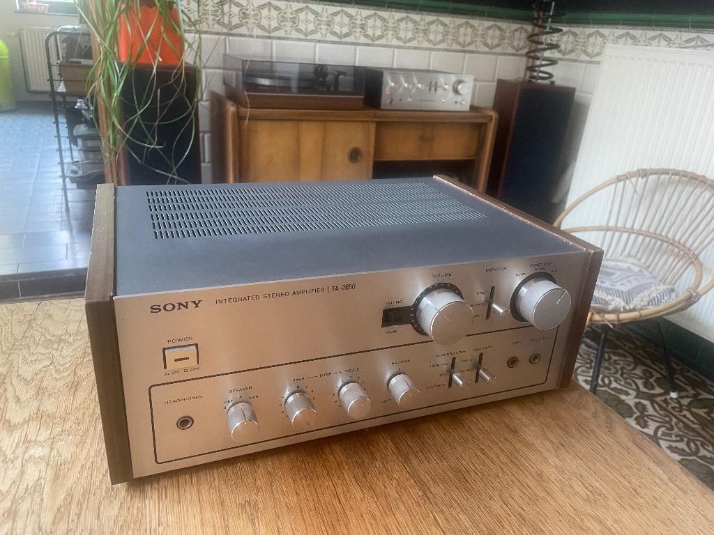 Sony-versterker, Audio, Tv en Foto, Versterkers en Ontvangers, Ophalen, Stereo, Minder dan 60 watt, Sony