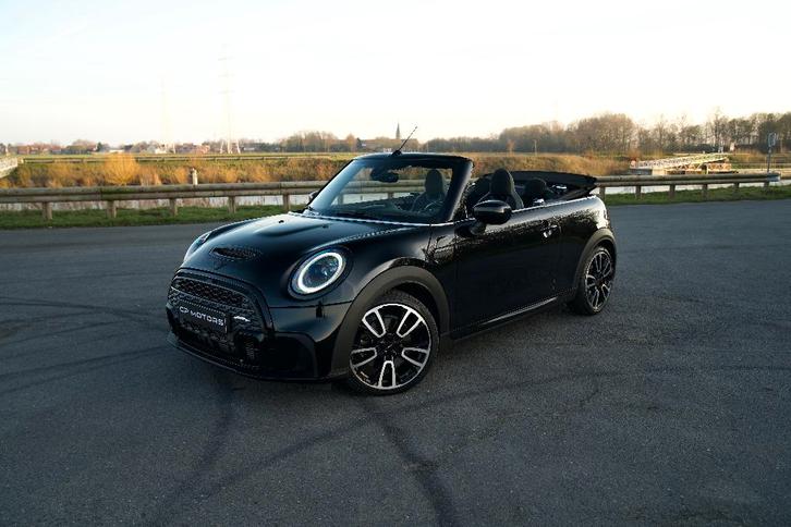 MINI COOPER S CABRIO | JCW PAKKET | APPLE CARPLAY | AUTOMAAT, Auto's, Mini, Bedrijf, Te koop, Cabrio, ABS, Adaptieve lichten, Airbags