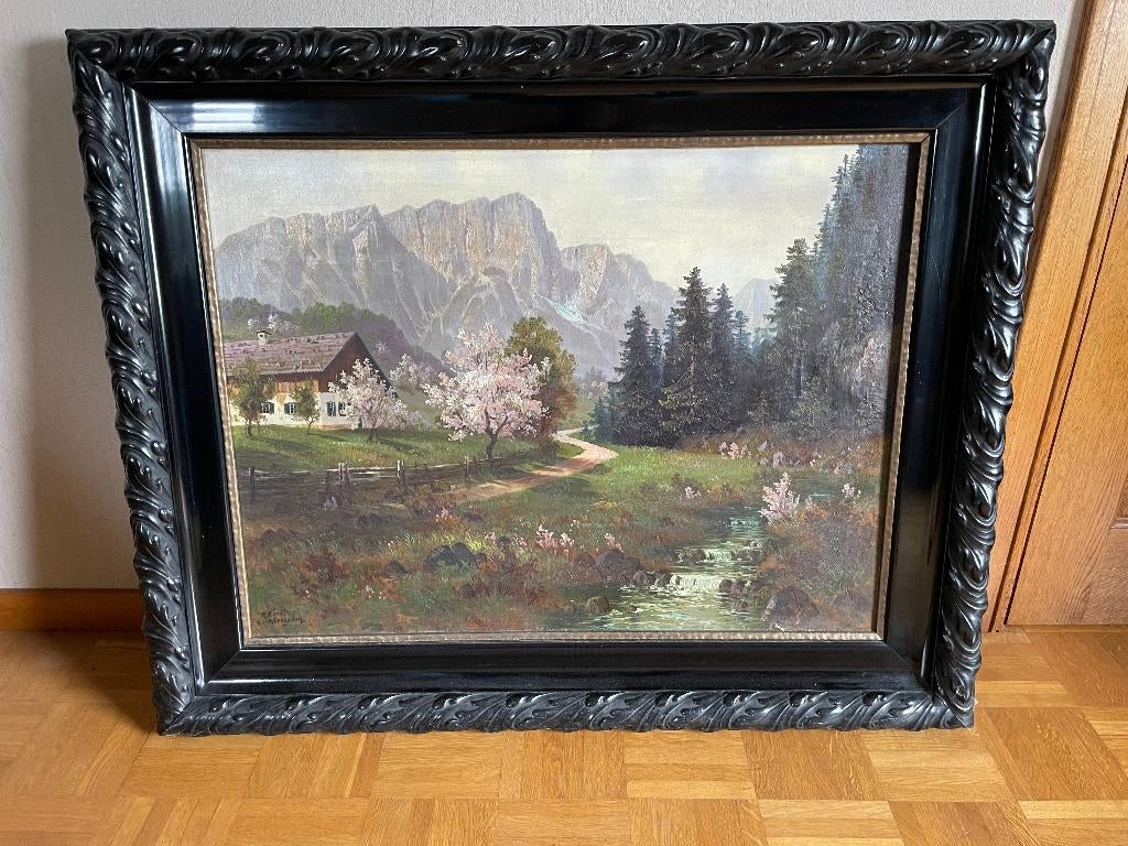 Schilderij Max Nordt, Antiek en Kunst, Ophalen