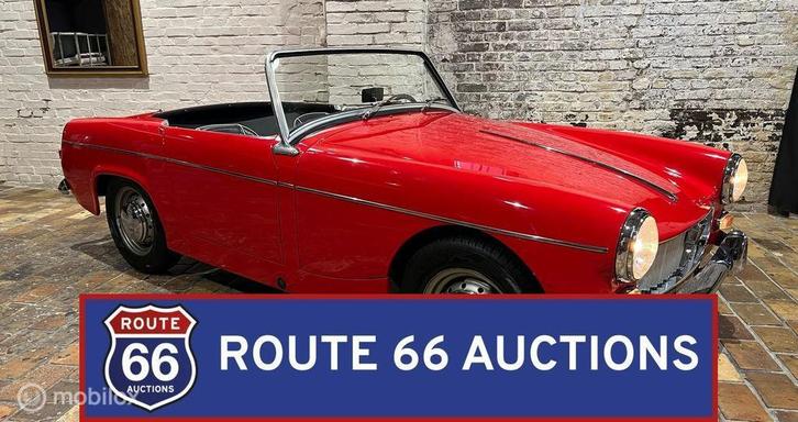 MG Midget | 1962 | Route 66 Auctions, Autos, Oldtimers & Ancêtres, Entreprise, Achat, MG, Essence, Autre carrosserie, Boîte manuelle
