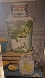 Dispencer xxl 8l met kraan, transparant., Ophalen, Nieuw, Glas