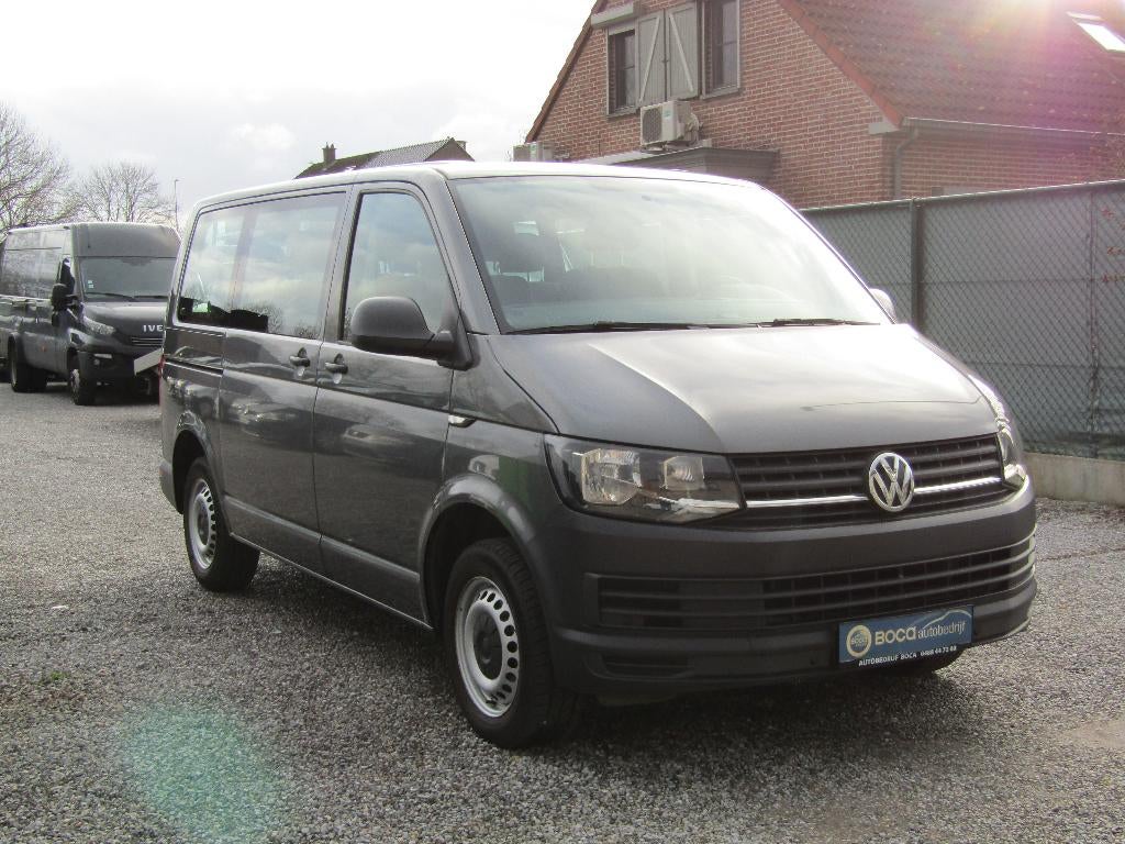 Vw Transporter 2.0 TDI 9 Zitplaats, Auto's, Volkswagen, Voorwielaandrijving, 4 cilinders, Electronic Stability Program (ESP), 9 zetels