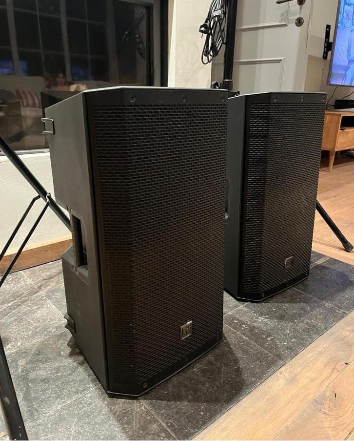 2x Electro-Voice ZLX-12P ACTIEVE SPEAKERS - PA-set TOPPRIJS!, Audio, Tv en Foto, Luidsprekerboxen, Zo goed als nieuw, Ophalen of Verzenden