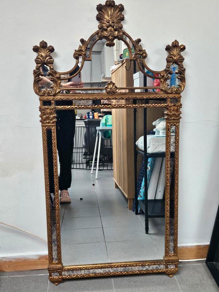 DeKnudt vintage spiegel, Antiek en Kunst, Antiek | Spiegels, Ophalen