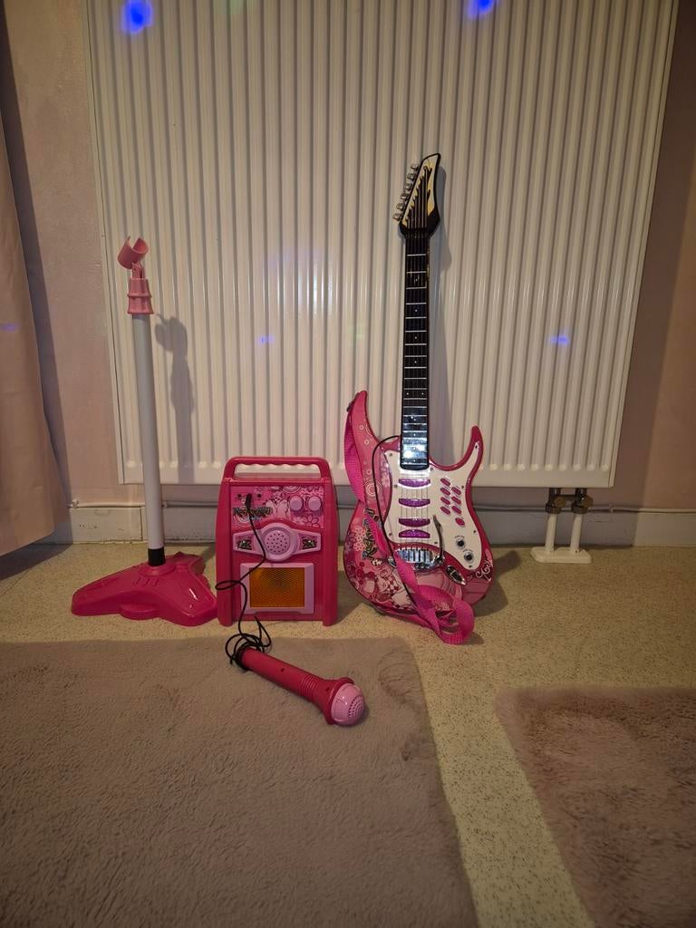 Elektrische gitaarspeelset voor kinderen, Muziek en Instrumenten, Versterkers | Bas en Gitaar, Zo goed als nieuw, Ophalen of Verzenden