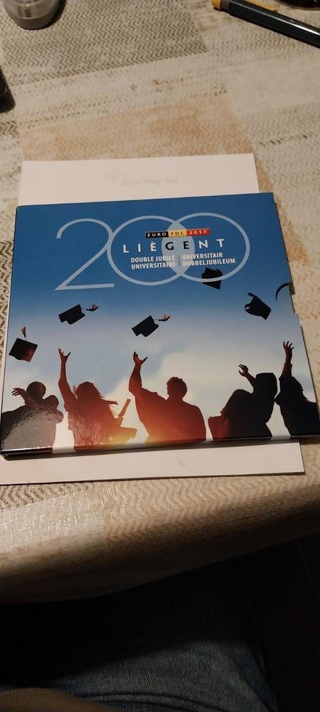 Fdc set België Gent-Luik 2017, Postzegels en Munten, Munten | België, Ophalen of Verzenden, Metaal, Setje