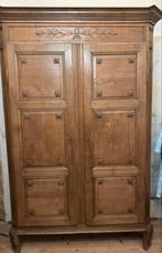 Antieke eikenhouten kledingkast, Antiek en Kunst, Ophalen