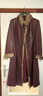 Manteau vintage en cuir, Porté, Taille 42/44 (L), Enlèvement ou Envoi