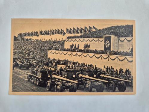 Foto Wehrmacht-pantserparade Nürnberg 1937 met tekst, Verzamelen, Militaria | Tweede Wereldoorlog, Ophalen of Verzenden