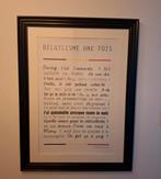 Cadre Belgicismes Une Fois grand format. 57x77 cm