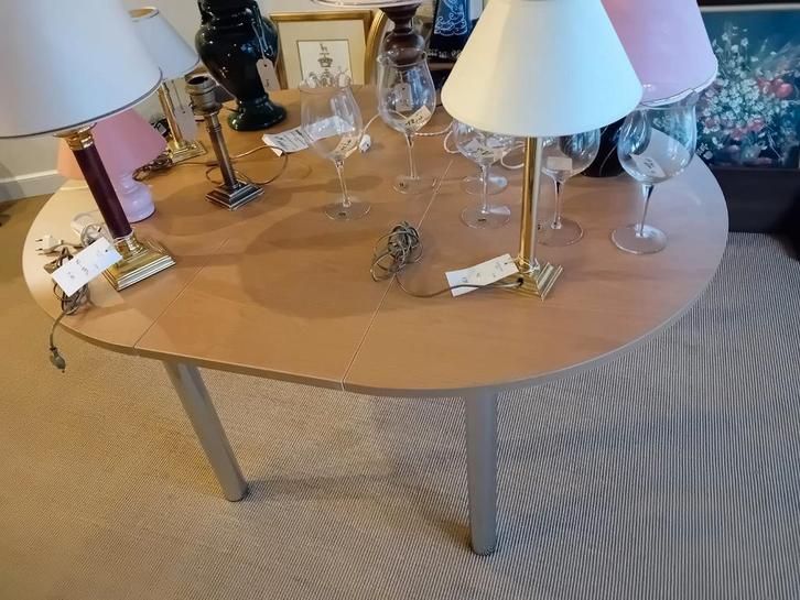 Ronde uitschuifbare tafel *nieuw*, Huis en Inrichting, Tafels | Eettafels, Nieuw, Rond, Ophalen